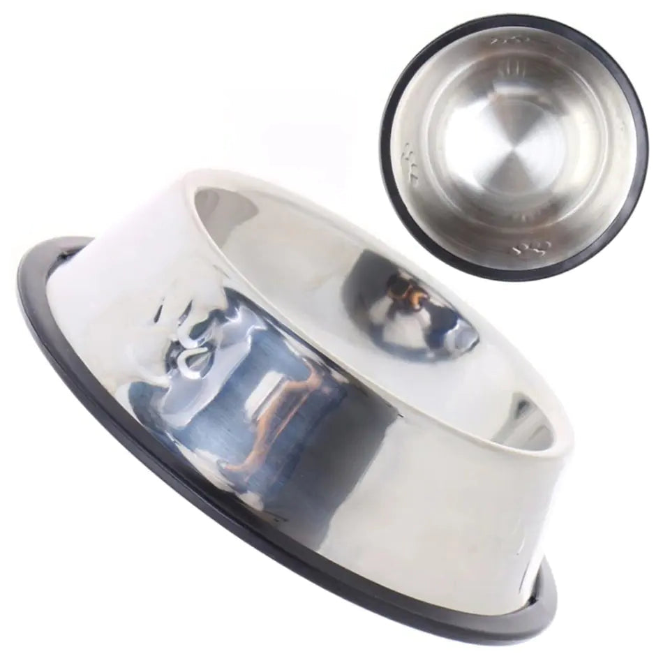 Non-Slip Stainless Steel Pet Feeding Bowl