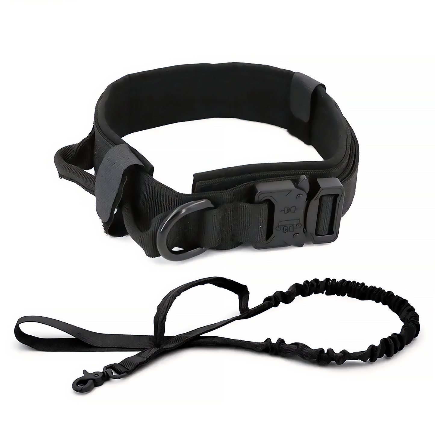 Tactical Dog Collar & Bungee Lead