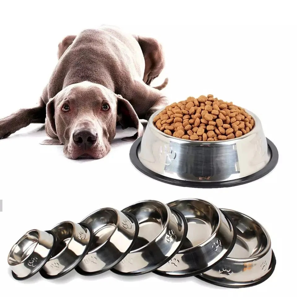 Non-Slip Stainless Steel Pet Feeding Bowl