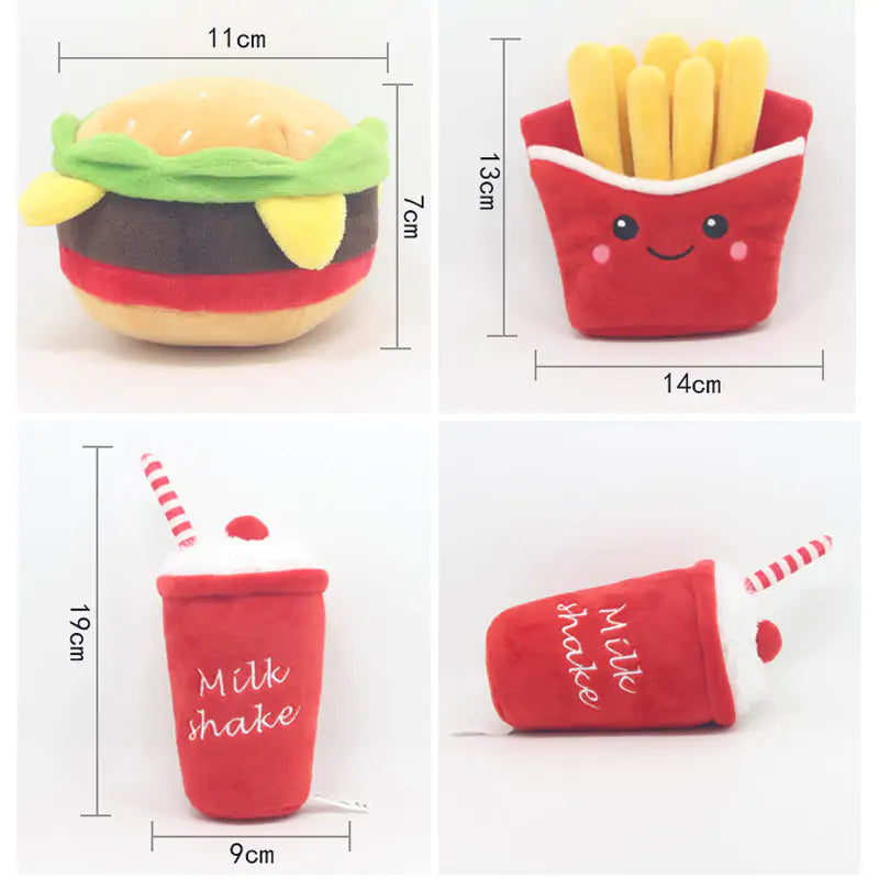 Fast Food Pet Plush Toy